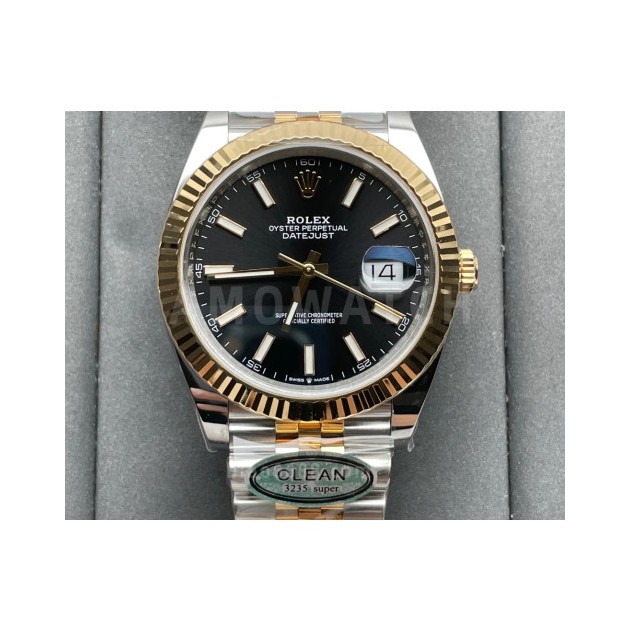 ROLEX 로렉스 데이저스트 블랙 다이얼 콤비 41mm