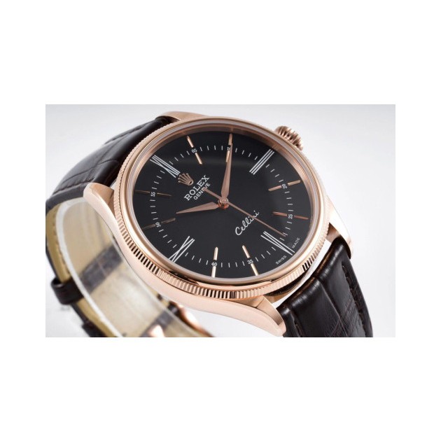 ROLEX 로렉스 셀리니 로즈골드 블랙 다이얼 39mm