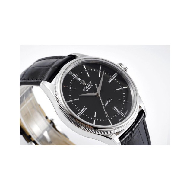 ROLEX 로렉스 셀리니 실버 블랙 다이얼 39mm
