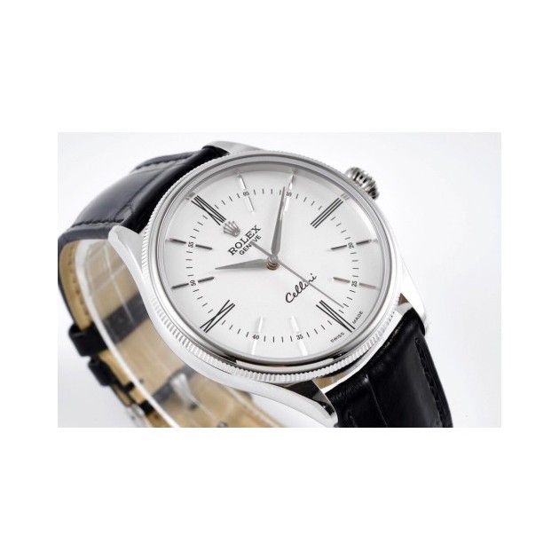 ROLEX 로렉스 셀리니 실버 화이트 다이얼 39mm