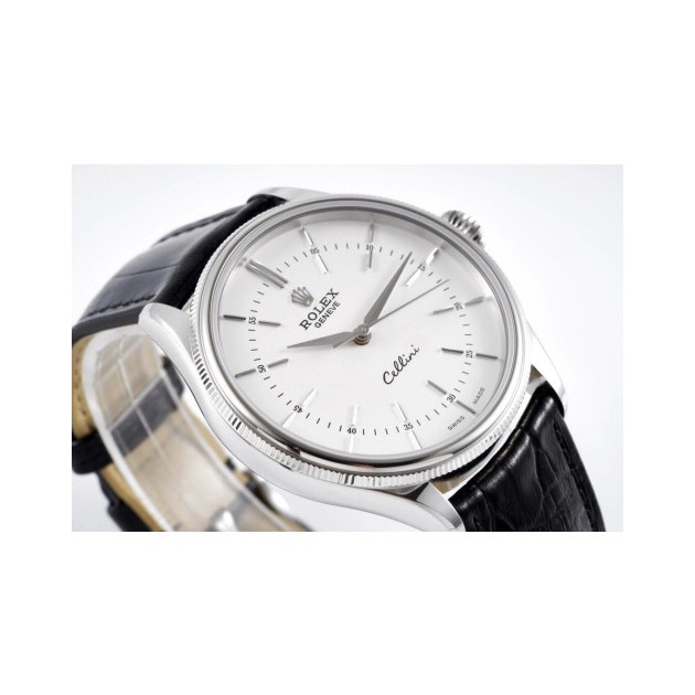 ROLEX 로렉스 셀리니 실버 화이트 다이얼 39mm