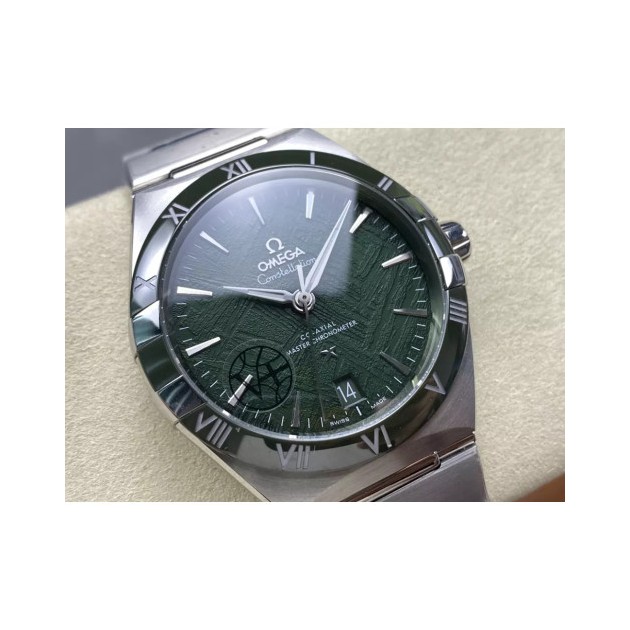 OMEGA 오메가 컨스텔레이션 41mm 운석 그린 다이얼