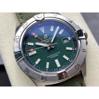 BREITLING 브라이틀링 어벤저 오토매틱 GMT44 1:1 베스트 에디션 그린 다이얼 44mm