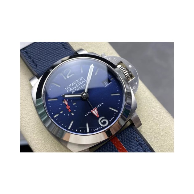 PANERAI 파네라이 마리나 루나 로사 청판 스틸 케이스 44mm PAM01404