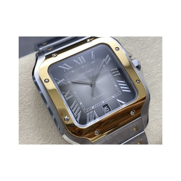 CARTIER 까르띠에 산토스 드 까르띠에 라지 콤비