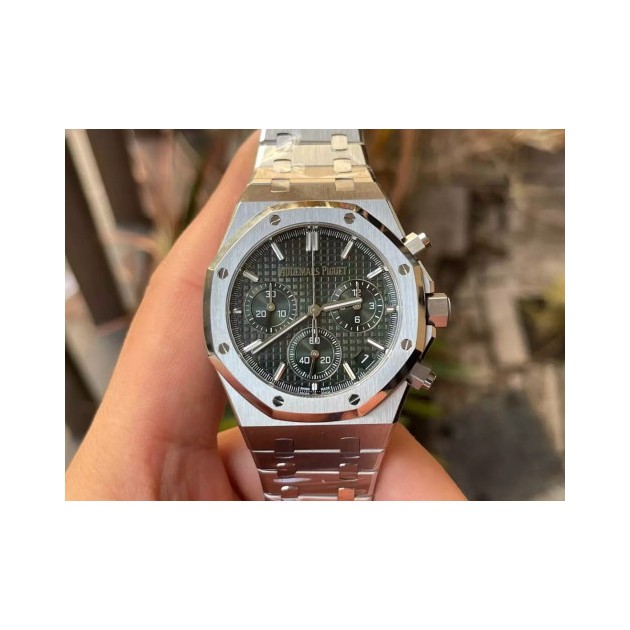 AUDEMARS PIGUET 오데마피게 로열오크 크로노그래프 그린다이얼