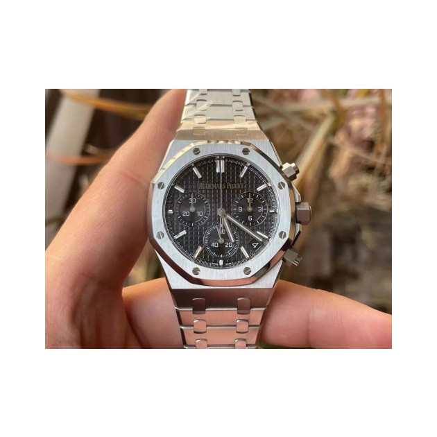 AUDEMARS PIGUET 오데마피게 로열오크 크로노그래프 블랙 다이얼