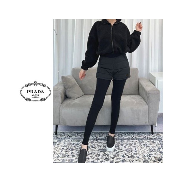 PRADA 프라다 패딩 반바지 레깅스 2COLOR