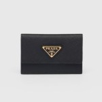 PRADA 프라다 사피아노 가죽 카드 홀더 1MF028 (금장/은장)