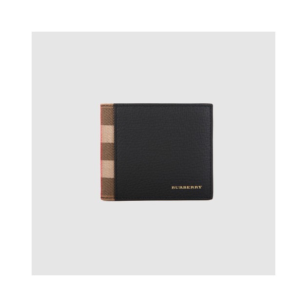BURBERRY 버버리 가죽 하우스 체크 바이폴드 지갑 40629191