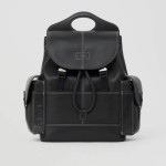 BURBERRY 버버리 레더 포켓 백팩 80547681