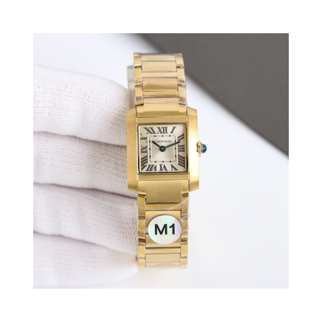 CARTIER 까르띠에 탱크 프랑세즈 워치 small 쿼츠 시계 WGTA0114