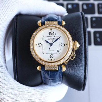 CARTIER 까르띠에  파샤 드 까르띠에 35MM 오토매틱 워치 WJPA0012 2COLOR 2COLOR