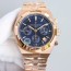 VACHERON CONSTANTIN 바쉐론콘스탄틴 크로노그래프 41mm 핑크 골드 버클 오토매틱 메탈 시계 2color 5500V110R-B952 2COLOR