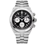VACHERON CONSTANTIN 바쉐론콘스탄틴 오버시즈 크로노그래프 41mm 블랙 다이얼 오토매틱 메탈시계 5500V110A-B481