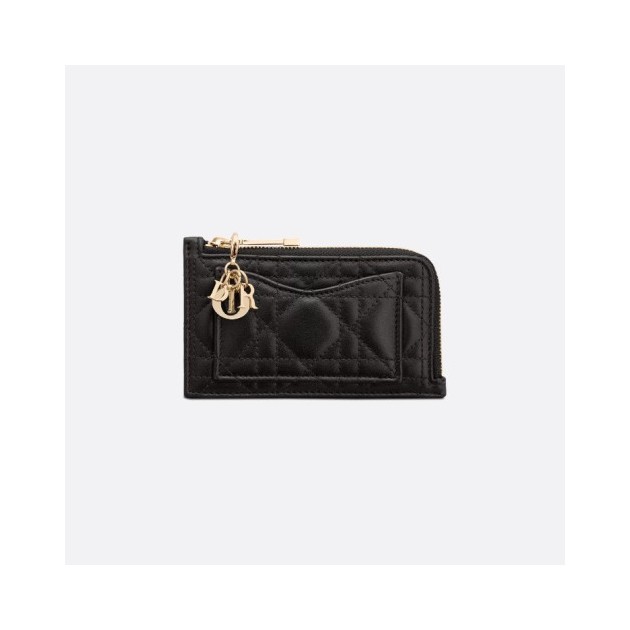 DIOR 디올 레이디 디올 코스모스 지퍼 카드 지갑 S0965 9COLOR