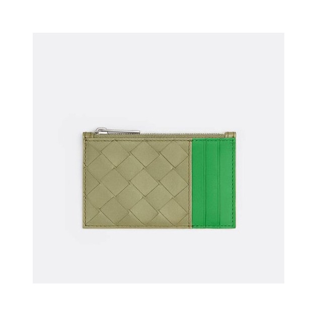 BOTTEGA VENETA 보테가베네타 인트레치아토 지퍼 카드 케이스 755985 2COLOR