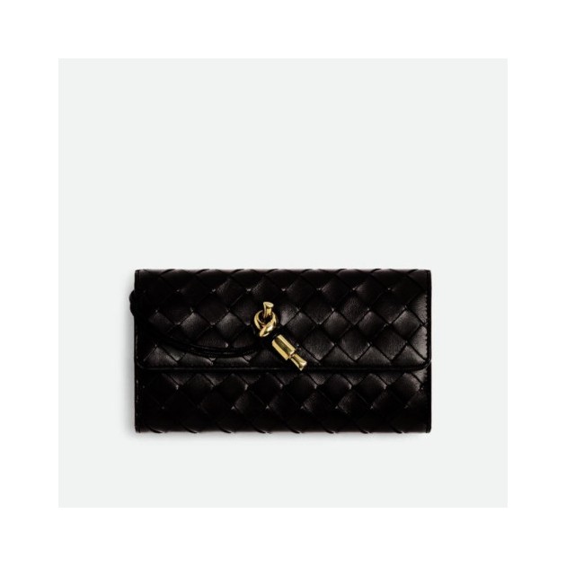 BOTTEGA VENETA 보테가베네타 라지 안디아모 플랩 지갑 741504 3COLOR