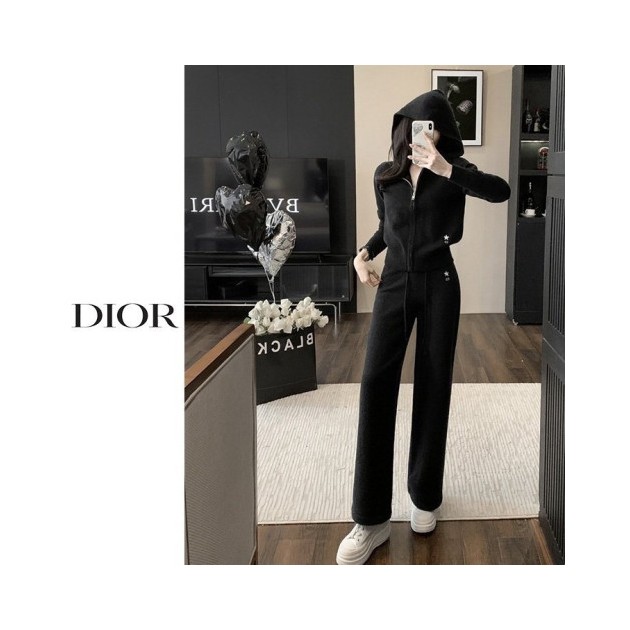 DIOR 디올 별자수 후드 니트셋업 2COLOR