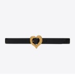 SAINT LAURENT 생로랑 비단 가죽 하트 모양 벨트 650322 (30mm)