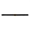 SAINT LAURENT 생로랑 가죽 프레임 버클 슬림 벨트 732560 (15mm) 2COLOR