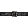SAINT LAURENT 생로랑 악어 사각 체인 버클 벨트 640567 (50mm) 2COLOR