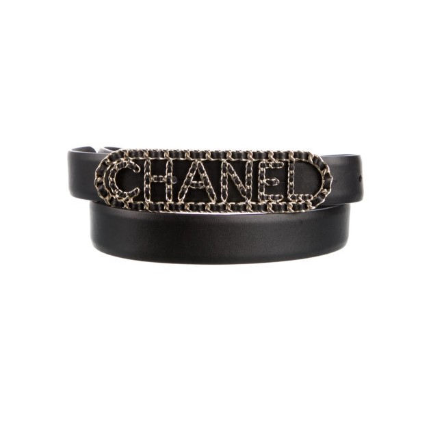 CHANEL 샤넬 로고 문자 벨트 AA6600 (28mm)