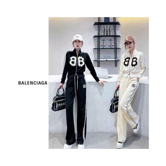 BALENCIAGA 발렌시아가 집업 니트 와이드셋업