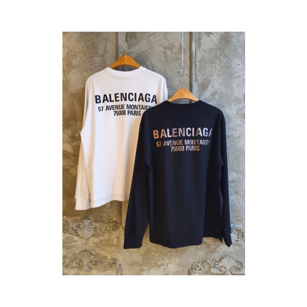 BALENCIAGA 발렌시아가 호일 옆트임 긴팔