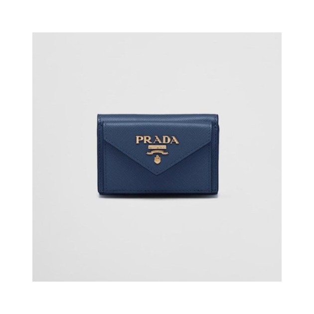 PRADA 프라다 스몰 사피아노 가죽 지갑 1MH021 2COLOR