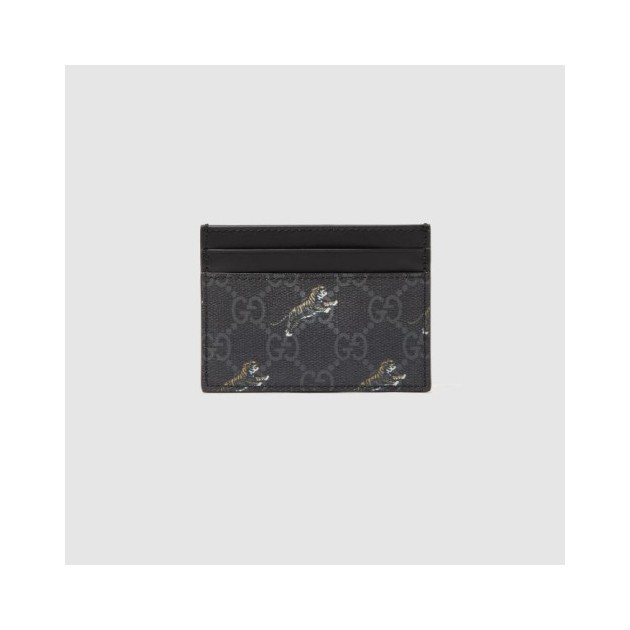 GUCCI 구찌 타이거 프린트 카드 지갑 584710