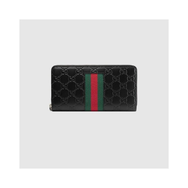 GUCCI 구찌 장지갑 시그니처 웹 408831