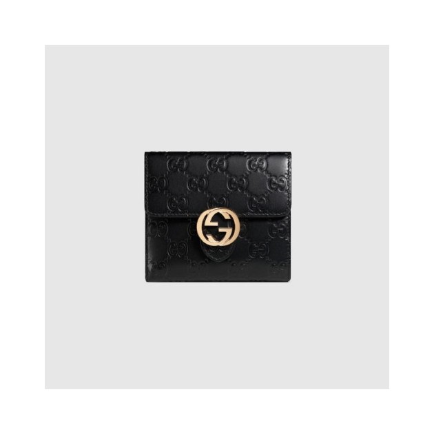 GUCCI 구찌 GG 인터로킹 반지갑 615525