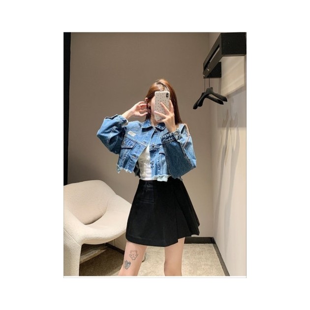 MIUMIU 미우미우 데님 청재킷