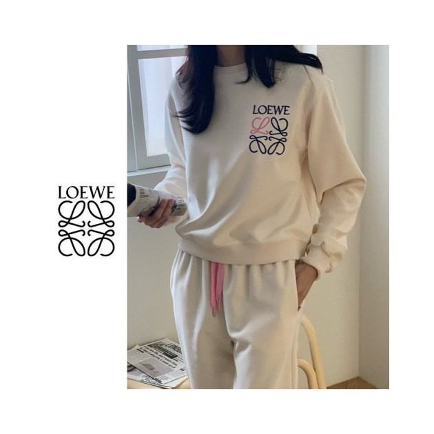 LOEWE 로에베 배색 자수 면세트 3COLOR