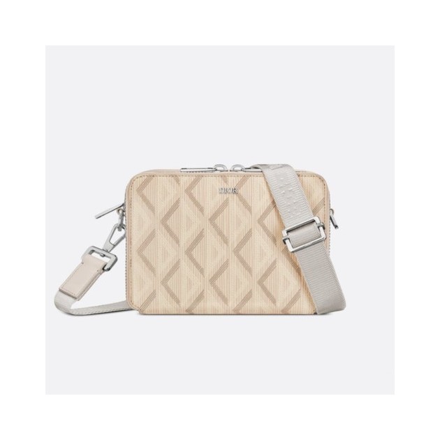 DIOR 디올 스트랩 지퍼 파우치 2ESBC