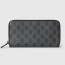 GUCCI 구찌 GG 엠블럼 지퍼 아라운드 지갑 821207 2COLOR