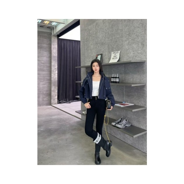 DIOR 디올 기본 크롭후드자켓