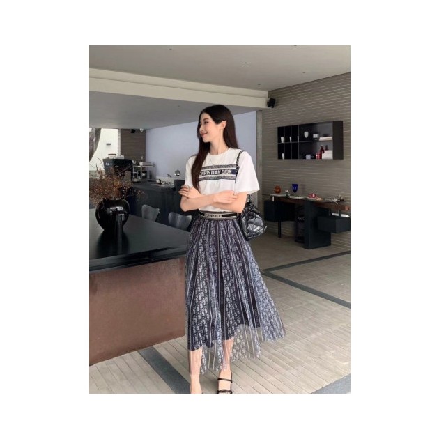 DIOR 디올 롱치마 반팔셋트