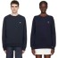 MAISON KITSUNE 메종키츠네 트리컬러 레귤러 맨투맨 3COLOR