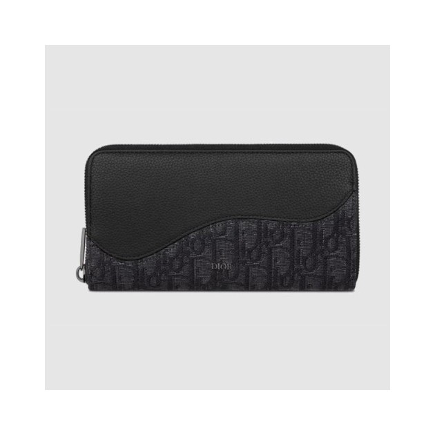 DIOR 디올 Saddle 지퍼 장지갑 2ADBC
