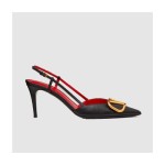VALENTINO 발렌티노 여성용 송아지 가죽 슬링백 펌프스