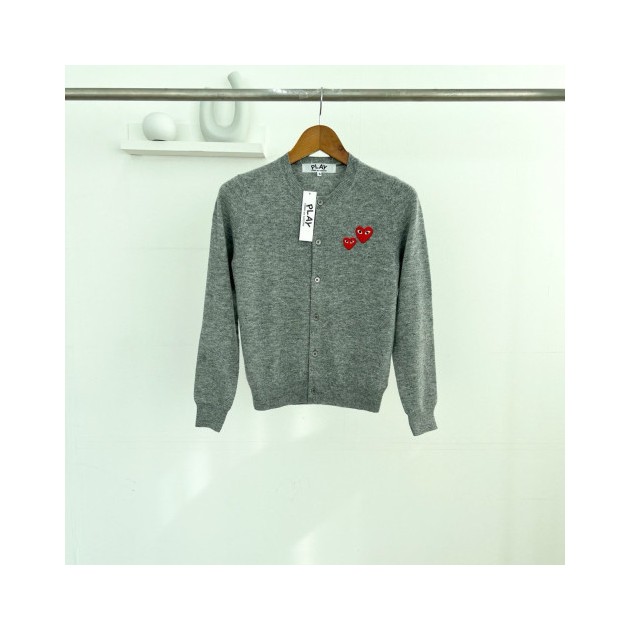 COMME DES GARCONS 더블레드와펜 라운드 가디건