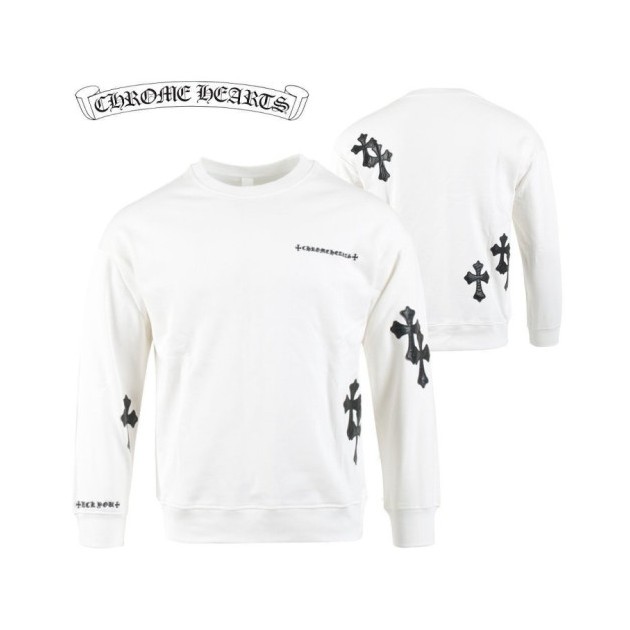 CHROME HEARTS 크롬하츠 패치 로고 맨투맨