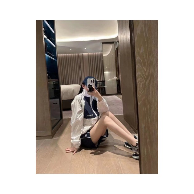 CHANEL 샤넬 반바지 바람막이 셋트