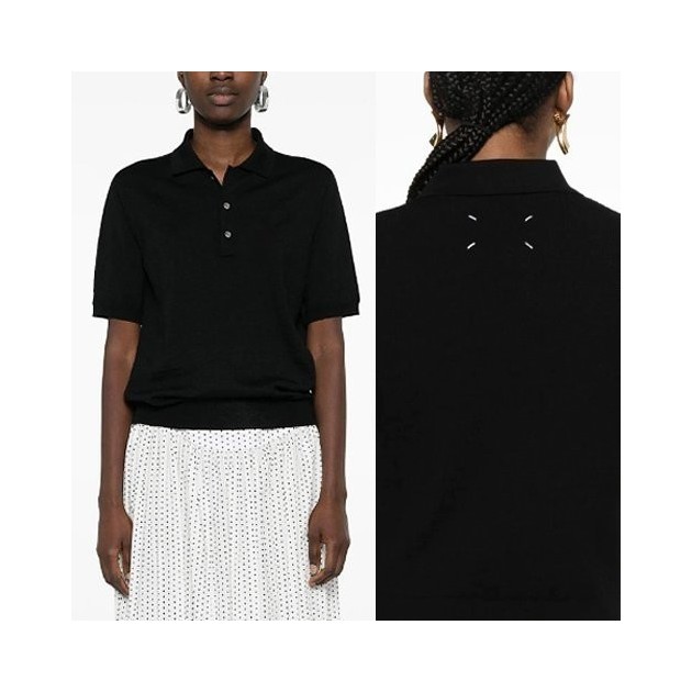MAISON MARGIELA 메종마르지엘라 카라 니트반팔