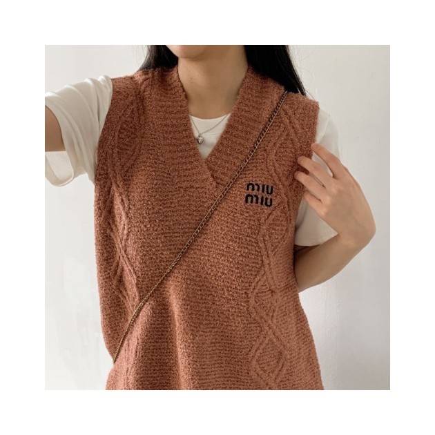 MIUMIU 미우미우 니트 조끼 3COLOR