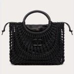 VALENTINO 발렌티노 올노트 우븐 가죽 쇼퍼백 2COLOR
