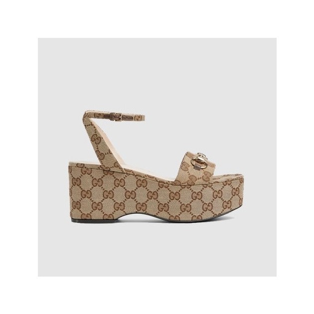 GUCCI 구찌 여성용 홀스빗 플랫폼 샌들 794718