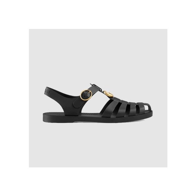 GUCCI 구찌 여성용 러버 버클 스트랩 샌들 463463